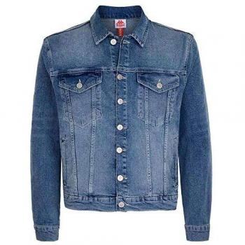 Chaqueta boetín Kappa 222 azul y beige