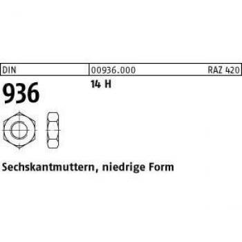 10er Pack Sechskantmutter DIN 936 M36 14 H