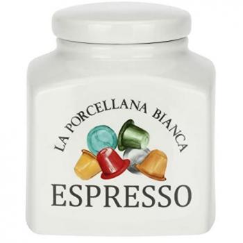 Contenedor blanco de cápsulas Espresso – 1,8 L