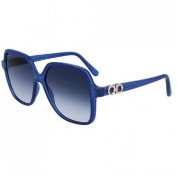 Ferragamo Opaline Blue Femme – Verres Solaire Haute Couture