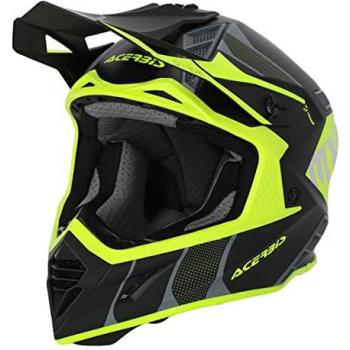 Crosshelm Acerbis X-Track Schwarz-Fluo Gelb L