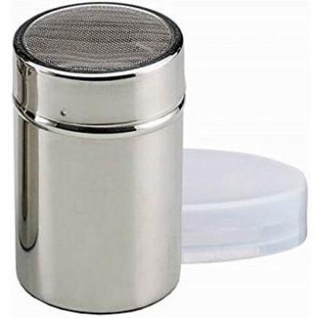Spargizucchero in acciaio con tappo setaccio 0,35 lt Kaufgut