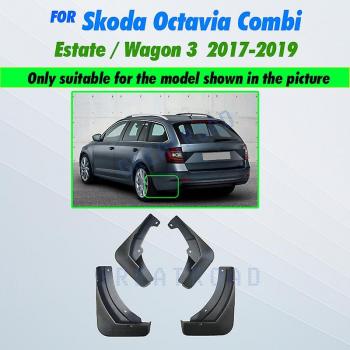 Faldones de barro Skoda Octavia 3 Aletas 2017-2019
