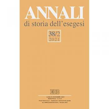 Annali di storia dell'esegesi (2021). Vol. 382