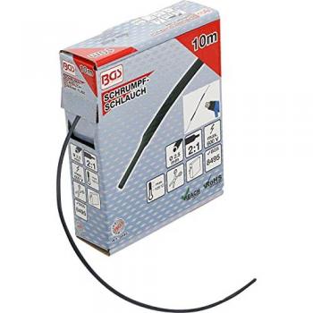 Boîtier de gaines thermorétractables noir Ø 2,5 mm 10 m