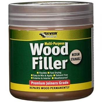 Everbuild Multi Purpose Premium Joiners Grade Wood Filler Medium Stainable