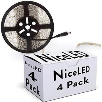 Kit de 4 Tiras LED 72W 6000K 4200Lm 12VDC IP65 | 300 SMD5050