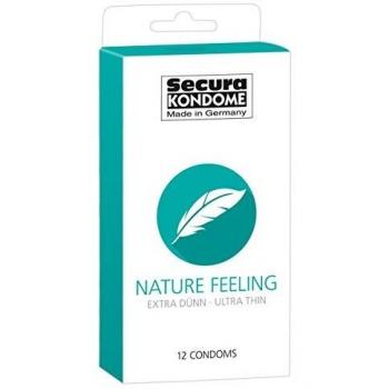 Secura Naturals Transparent Condoms, 12-Count