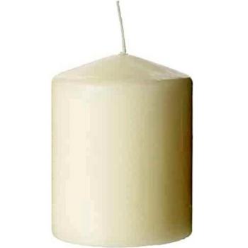 Elegant Ivory Pillar Candle – 40 Hours, Unscented