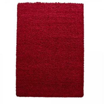 Tapis Tissé Shaggy 140x200 Rouge