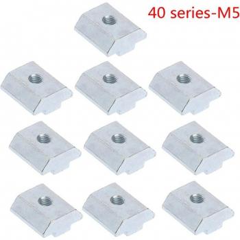 10 pièces T écrous à marteau coulissant M4/M5/M6 série 20/30/40/45