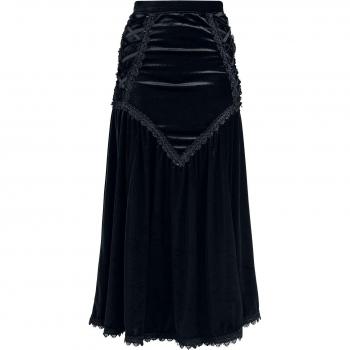 Gonna lunga nera per donna Sinister Gothic