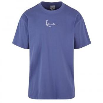 Karl Kani Camiseta Versión Essential – Azul Nocturno + Blanco