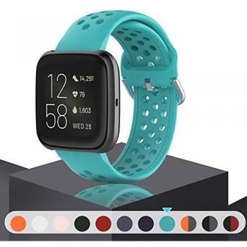 Geageaus Men and Women Sport Strap for Fitbit Versa/Versa 2/Versa Lite
