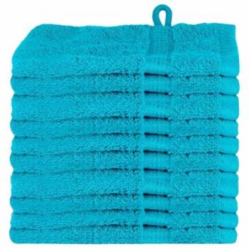 Paquet de gants de douche SOLUND 10 unités, couleur turquoise, coton