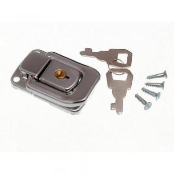 8mm Locking Case Clasp with Trunk Catch and Keys 33mm CP