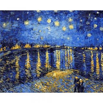 Peinture à l'Huile DIY Ciel Étoilé