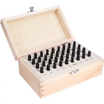 Stainless Steel Letter and Number Punch Set for Leather Craft