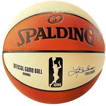 Spalding WNBA Game Ball für Erwachsene – 74‑931Z, Orange/Weiß, Größe 6
