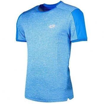 Kurzarmiges Lotto Sport Herren T-Shirt in Blau, meliert (S)