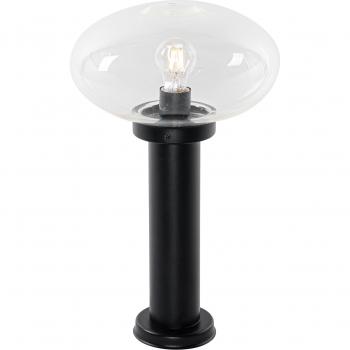 Qazqa Black Outdoor Post 50 cm, Elly Model