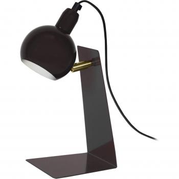 Lampe de bureau moderne HIPATIA métal noir doré