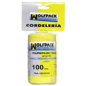 Wolfpack Cuerda Trencilla Polipropileno Amarillo 100 m