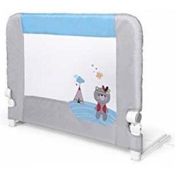 Barrera de cama abatible 90 cm Indio Azul Interbaby
