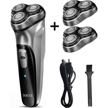 SOEYE Elite Razor & Tondeuse Faciale Rechargeable
