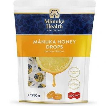 Manuka Health 400+ Lemon‑Infused Honey Drops – 250 g