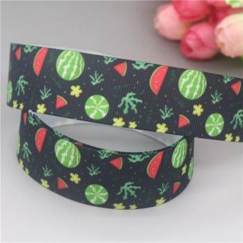 Cinta de Grosgrain Estampada 7/8