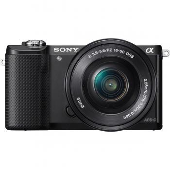 Sony a5000 ILCE‑5000L – Appareil Photo Numérique Sans Miroir, Capteur APS‑C 20.1 MP, Objectif 16‑50 mm, Wi‑Fi/NFC – Noir