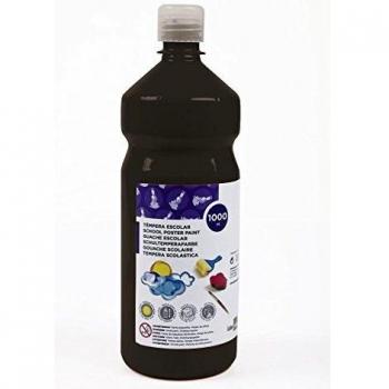 Témpera 1000 ml color negro Liderpapel