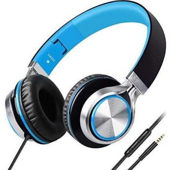 Headphones,BienSound HW50C Stereo Folding Headsets Strong Low Bass Headphones with Microphone for iPhone, All Android Smartphones, PC, Laptop, Mp3/mp4, Tablet Macbook Earphones