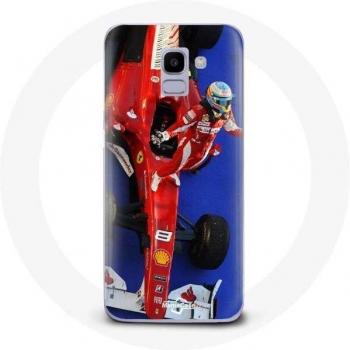 Red Fernando Alonso F1 Driver Case for Samsung Galaxy A6 2018