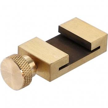 Precision Corner Block with Integrated Steel Ruler and Brass Scriber
