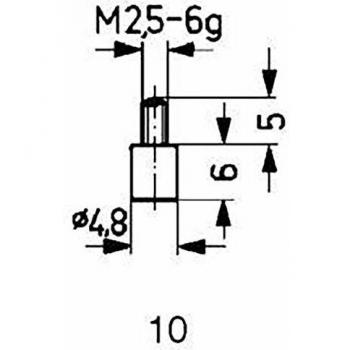 Calibro di Misurazione Punta Ø 4,8 mm