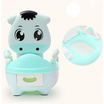 Multicolor Kids Potty with Backrest