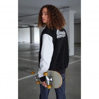 Giacca bomber Teddy stile college