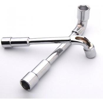 Llave de vaso tipo L QuickYen 10mm métrica plata