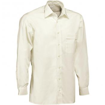 JOBELINE Camicia da uomo maniche lunghe 41/42 bianco crema