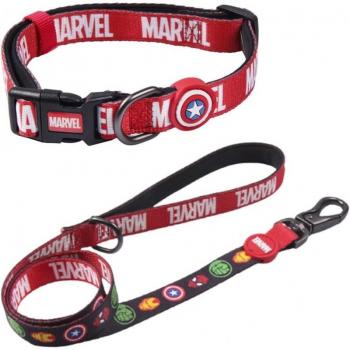SET Correa y Collar Premium para Perros XXS/XS Marvel