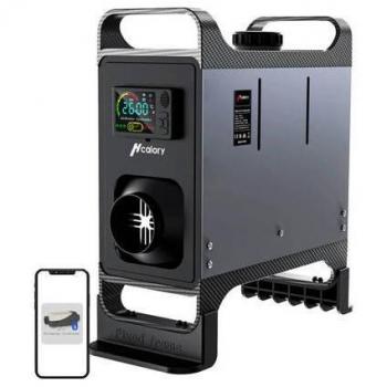 Unidad de calefacción Hcalory HC-A02 8kW con tecnología Bluetooth, tono gris