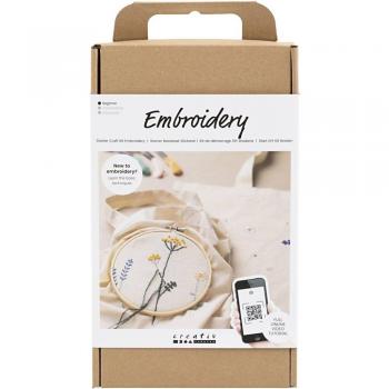Creativ Company Kit di Ricamo per Principianti