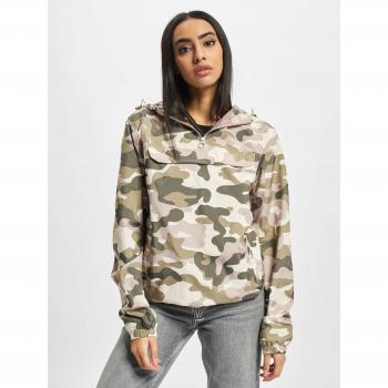 Urban Classics Women's Pink Camouflage Jacket