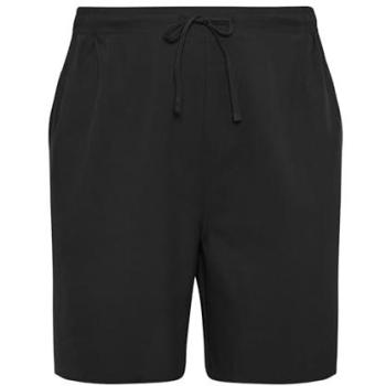 Shorts de bain Yours Curve couleur noire à cordon de serrage