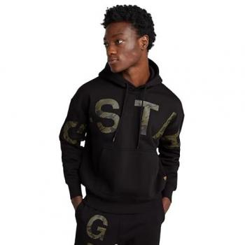 Sudadera Sostenible G-Star para Hombre en Color Negro
