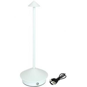 Robin White LED‑Desk Light – 29,5 cm, Touch‑Steuerung, 2 Farben, kabellos