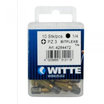 0 puntas en cajita de plástico largo 25 mm (pz 3 bitflex tin)