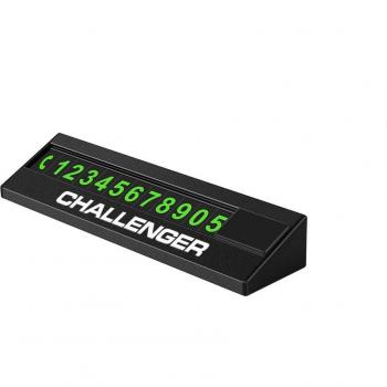 Auto Sticker met Telefoonnummer voor Dodge Challenger